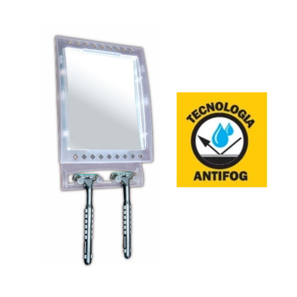 Espelho Antiembaçante Para Box Tecnologia AntiFog | Shopee Brasil
