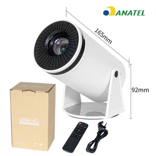 Projetor 4K HD 150 polegadas para celular, TV Box, Xbox, PS, PC, Wi-Fi e Bluetooth HY300 110/220 em Oferta na Shopee