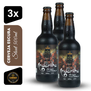 Cerveja Stout Andarilha Campinas 500ml (3un)