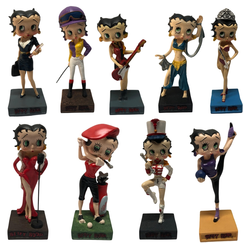Betty Boop フィギュア 4体セット Bonecas Betty Boop Miniatura Betty Boop Show Collection Editora