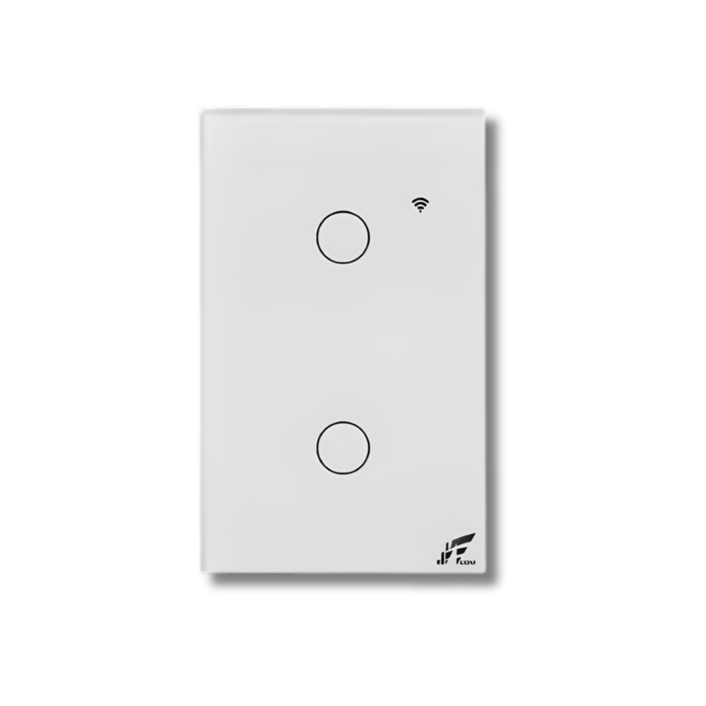 Interruptor Inteligente Wifi 2 Botões Tuya Smart Rf433mhz