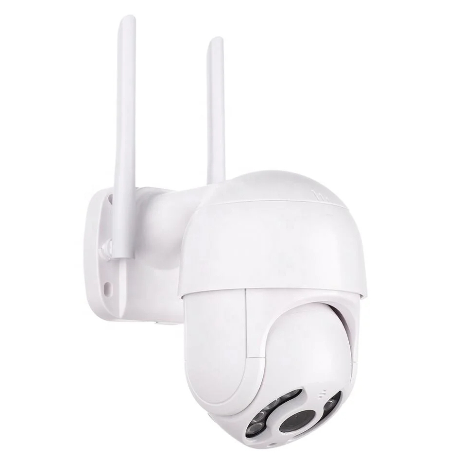 Câmera De Segurança Inteligente 2 Antenas Wifi Ip66 Visão Noturna