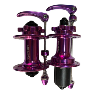 Par De Cubo Gta Barulhento Cassete K7 36furos Bike Mtb Cores Cor Roxo