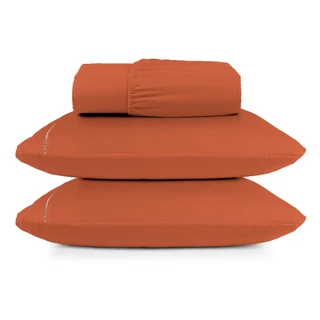 Jogo De Cama Box Micropercal 400 Fios com Fronhas Ponto Palito 02 e 03 Peças Berço Solteiro Casal Queen e King em Oferta na Shopee