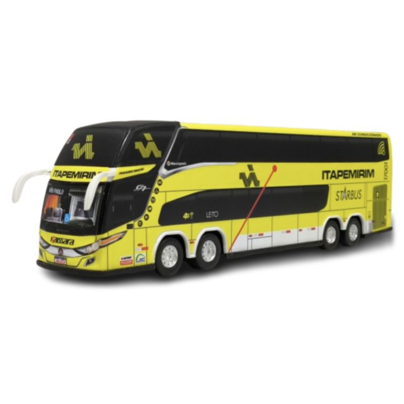 Miniatura ônibus Empresa Itapemirim Starbus, modelo Marcopolo