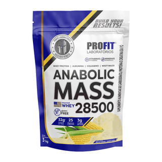 Hipercalórico Anabolic Mass 28500 - 3kg - Profit Labs Sabores — foto 7 — Achou Levou Brasil
