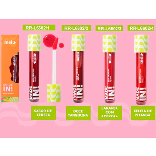 NOVIDADE Made In! Aqua Tint Beijo Tropical Linha Melu by Ruby Rose - Efeito Calmante e Hidrata em Oferta na Shopee