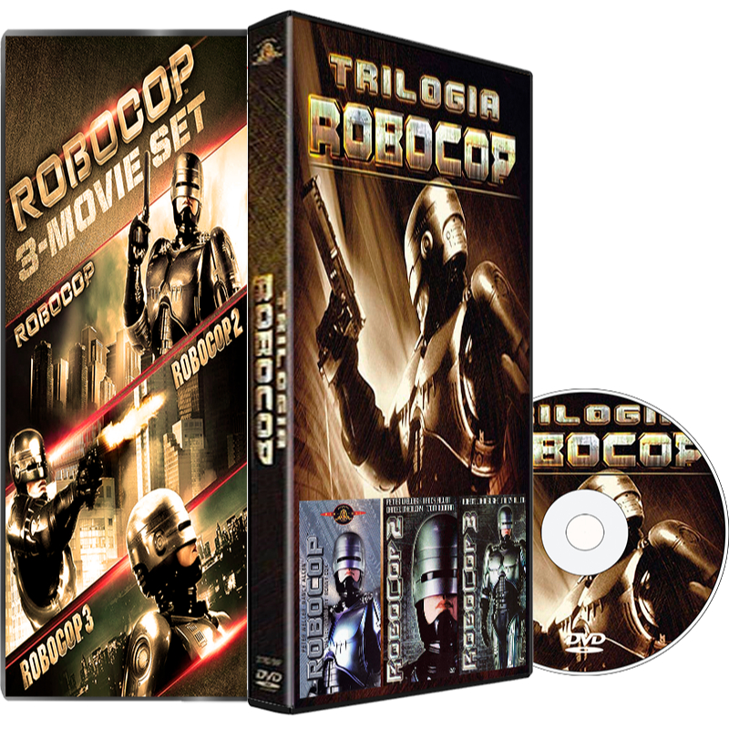 Trilogia ROBOCOP classica Dublado - DVD 3 em 1 | Shopee Brasil