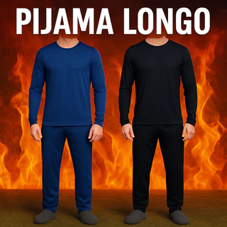 Pijama Dry Fit Manga Longa Comprido em Oferta na Shopee