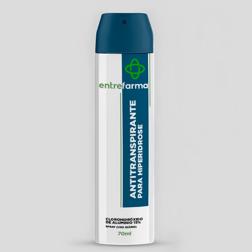 Antitranspirante Para Hiperidrose (Suor Excessivo) Em Spray 60ml - Uso ...