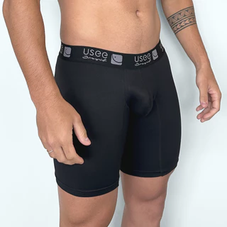 Cueca Boxer Long Leg Masculino Microfibra Anti-Assadura Conforto Esportivo Usee Brasil