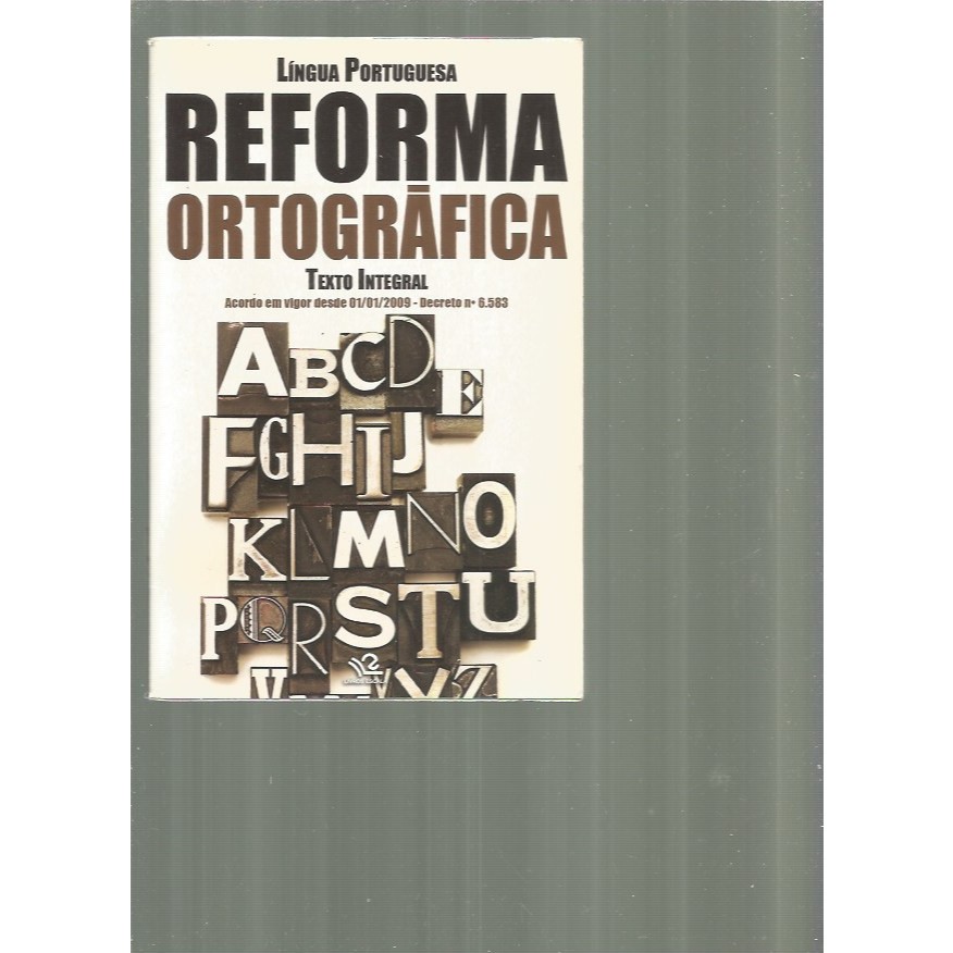 Livro: Língua Portuguesa : Reforma Ortográfica | Shopee Brasil