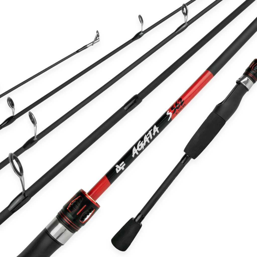 Vara Ágata 2 Partes Ação Média Albatroz Fishing Para Pesca