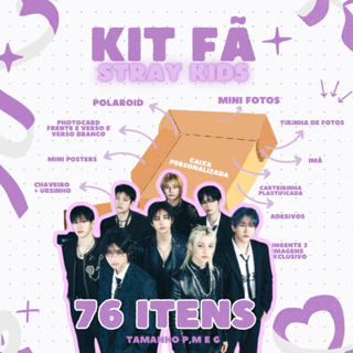 KIT FÃ STRAY KIDS (GRUPO OU SOLO) [O VIRALIZADO] - ATÉ 76 ITENS - PHOTOCARD • ADESIVOS • CHAVEIRO em Oferta na Shopee