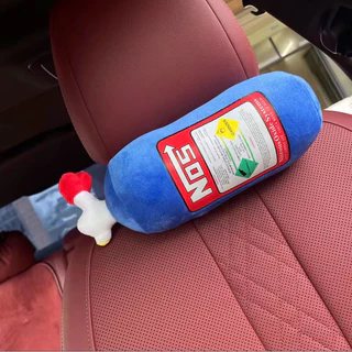 Encosto para Cabeça Carro Nitro NOS Almofada Travesseiro Automotivo
