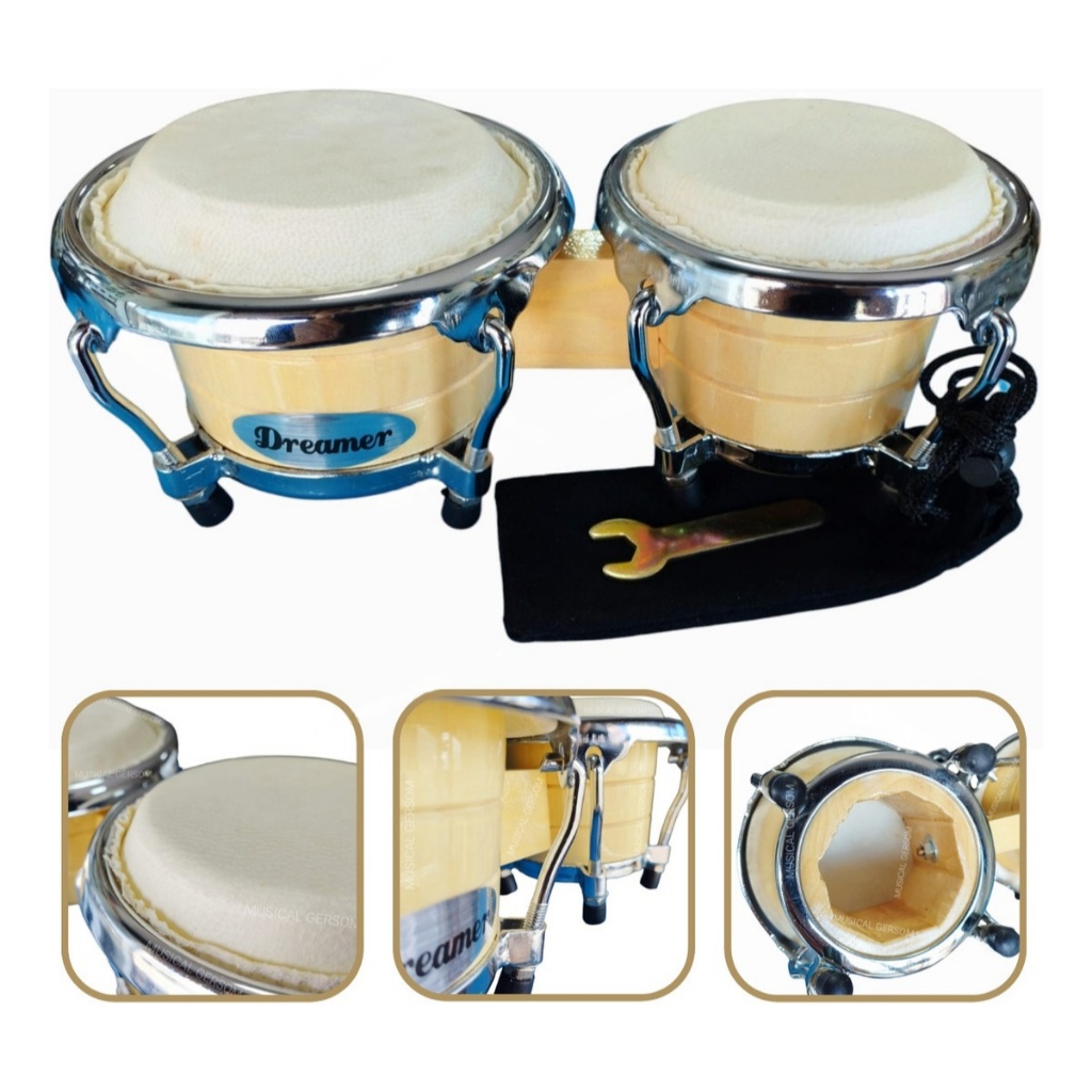 Mini Bongo Profissional - 3 / 1.4'' X 4'' Polegadas Dreamer | Shopee Brasil