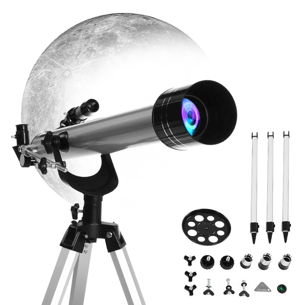 Telescópio Refrator Astronômico Amplia 675x Tripé 60mm | Shopee Brasil