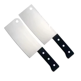 Kit com 2 Cutelos para corte de Temperos e Saladas