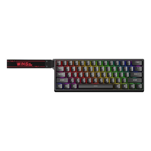 Teclado Magnético Aula WIN60/68 HE 8.000 poling hat Alta Performance com Interruptor Magnético RGB