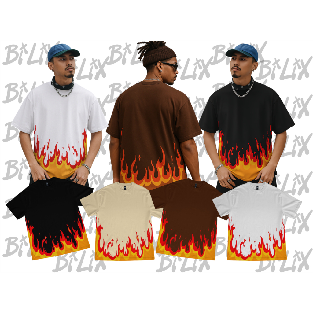 Camiseta Oversized Streetwear Camisa Masculina 100% Algodão Blx