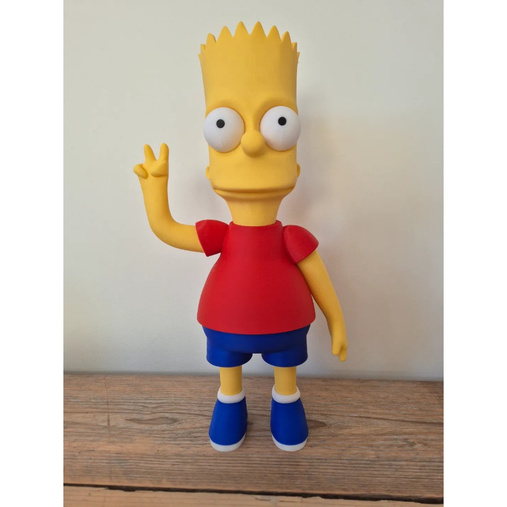 Boneco Bart Simpson | 15cm | 3D | | Shopee Brasil