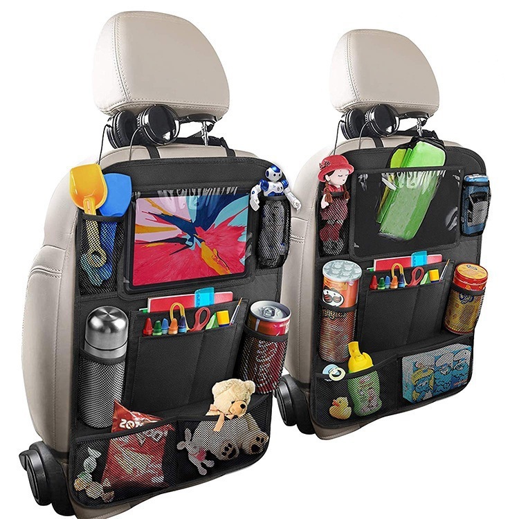 Imagem do produto Bolsa de armazenamento multifuncional para encosto de banco de carro 4