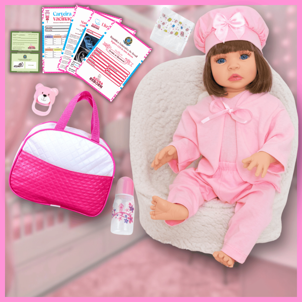 Boneca Realista de 55cm/22 polegadas Uma Companheira Encantadora e Realista Reborn ZAVANESE