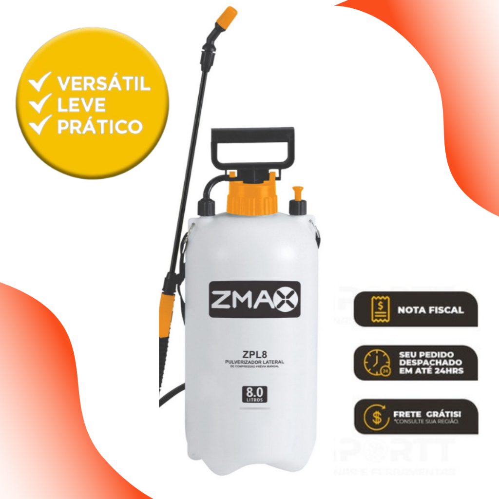 Pulverizador Manual 5 Litros Compressão Jardim Bunzai