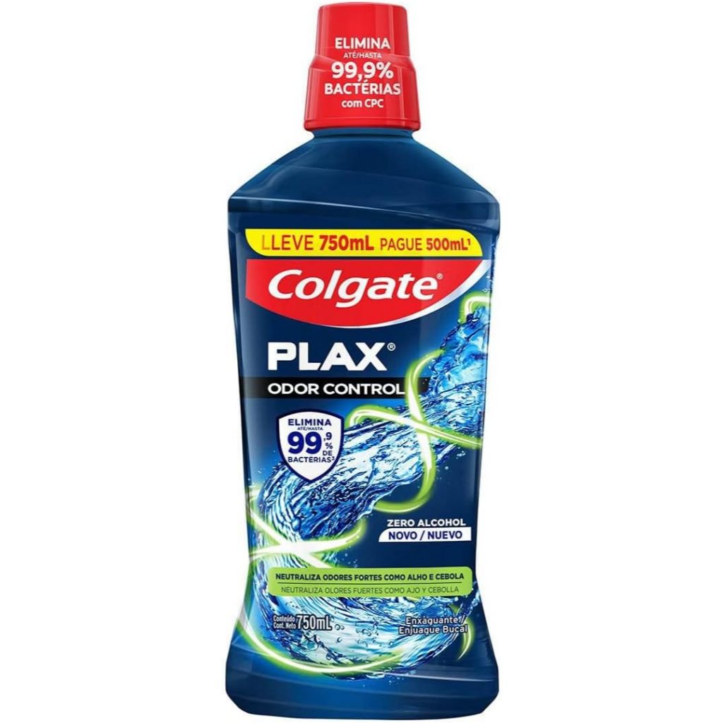 Colgate Plax Ice Infinity - Enxaguante Bucal, 500Ml | Shopee Brasil