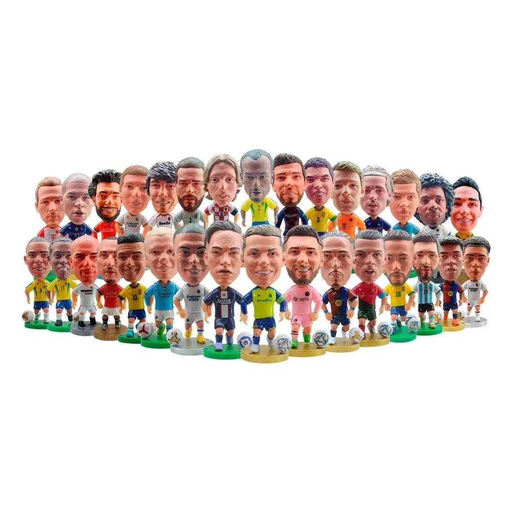 Figurines Action Soccerwe Milan 2009 - Pato Et Thiago Silva - 6,5cm