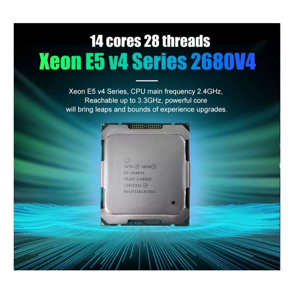 Processador Intel Xeon E5 2680 v4 - 14 núcleos - 28 threads – 2,4