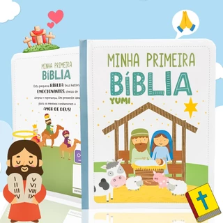 Minha Primeira Bíblia Infantil | Edição Colecionável Capa Dura para Meninos e Meninas (0 a 8 Anos) em Oferta na Shopee