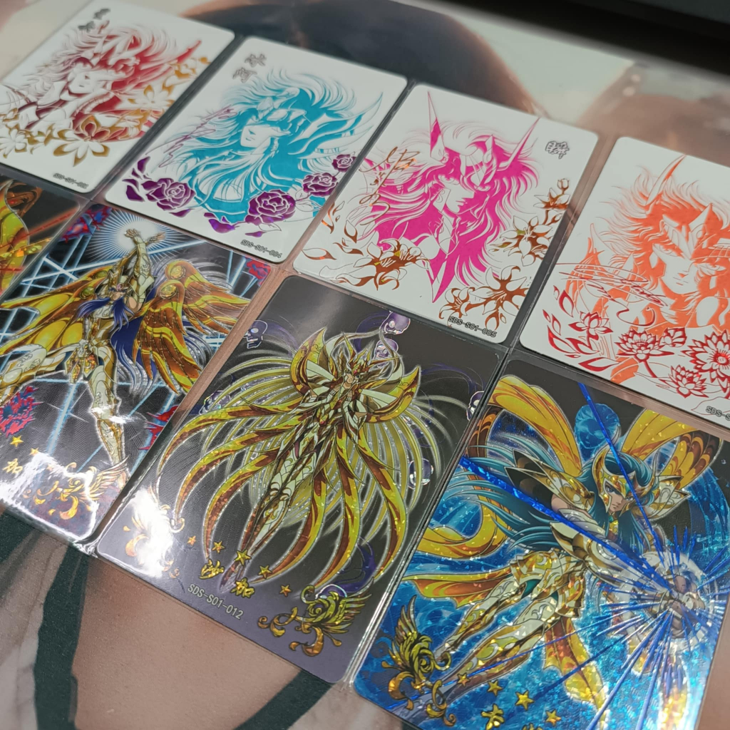 Cartas Raras Os Cavaleiros do Zodíaco originais Netcent AR, QR