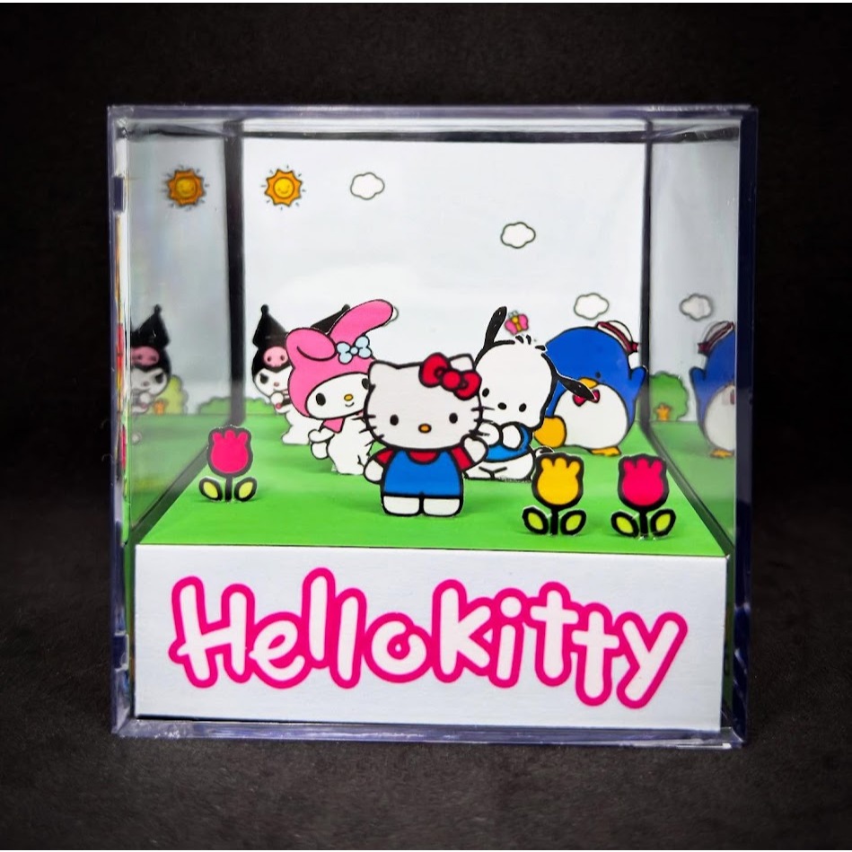 Cubo Diorama Hello Kitty | Shopee Brasil