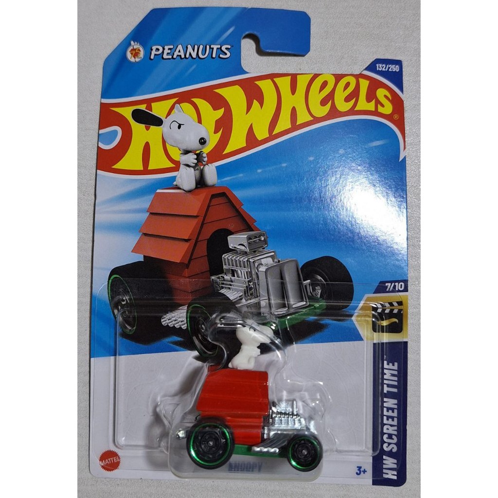 Carrinho Hot Wheels - HW Screen Time 7/10 - Snoopy | Shopee Brasil