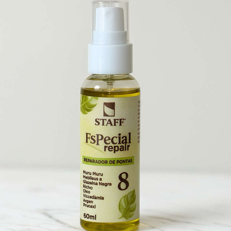 Óleo Reparador de Pontas STAFF 60ml – Anti-Frizz, Nutrição e Fios ...