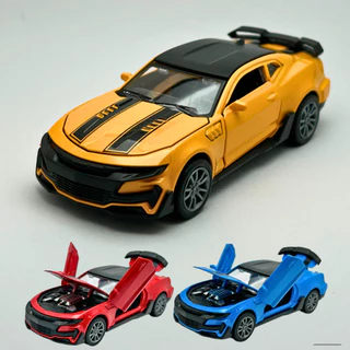Miniatura Camaro 1:32 Metal Die-Cast • Abre Portas, Capô e Porta-Malas • Fricção • Colecionável Esportivo