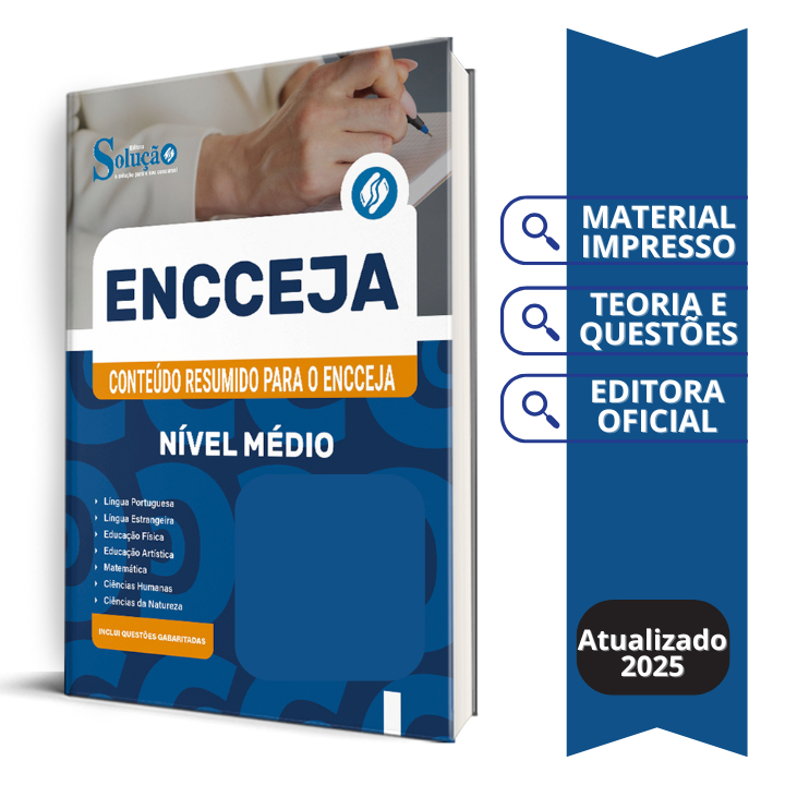 Apostila ENCCEJA 2026 - Ensino Médio (Conteúdo Resumido) | Shopee Brasil