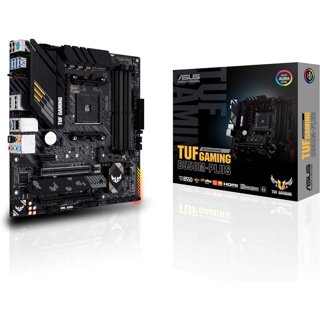 Placa-mãe Asus P/amd Am4 B550m-plus Tuf Gaming 4xddr4 Matx