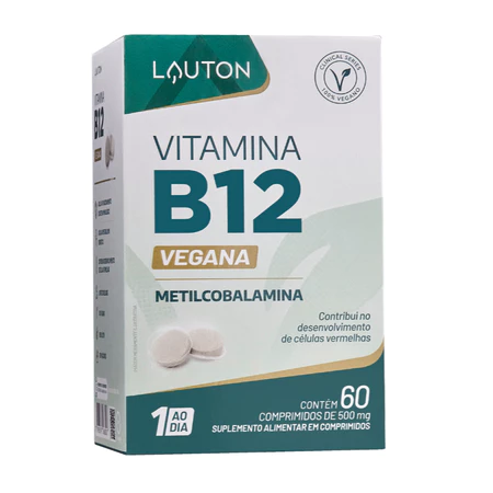 Vitamina B12 Metilcobalamina (60 Comprimidos) Lauton