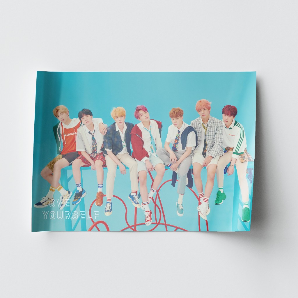 Pôster Grande BTS A2 (59,4cm X 42cm) | Qualidade Premium | Papel