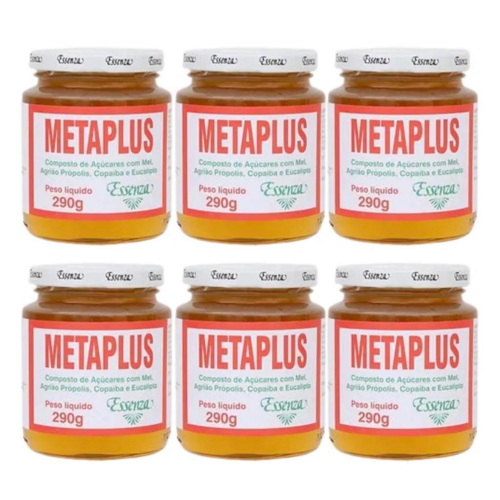 Kit 6 Metaplus Mel Agrião Própolis Copaíba e Eucalipto pote 290G ...