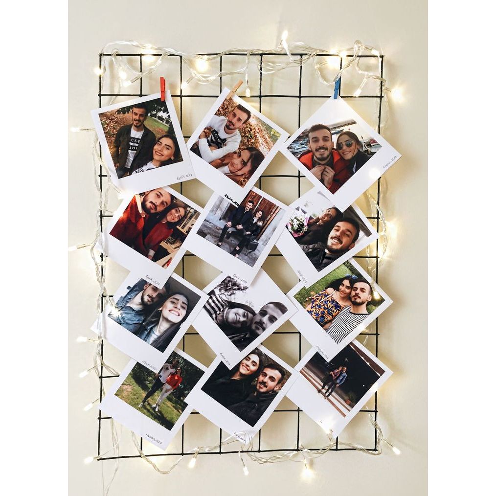 40 MINI FOTOS FLASH QUADRO ESTILO POLAROID PERSONALIZADO