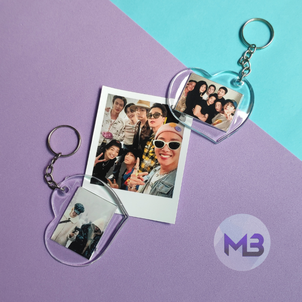 Chaveiro de Coração - BTS - Solos e Grupo | Shopee Brasil