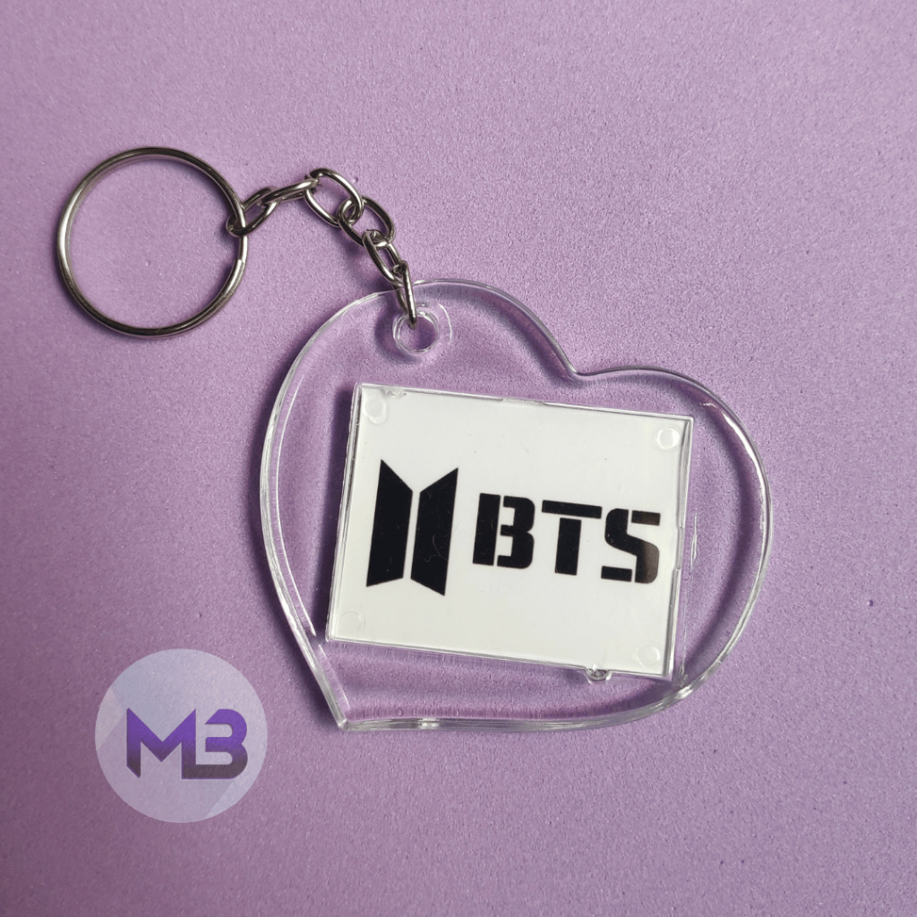 Chaveiro de Coração - BTS - Solos e Grupo | Shopee Brasil