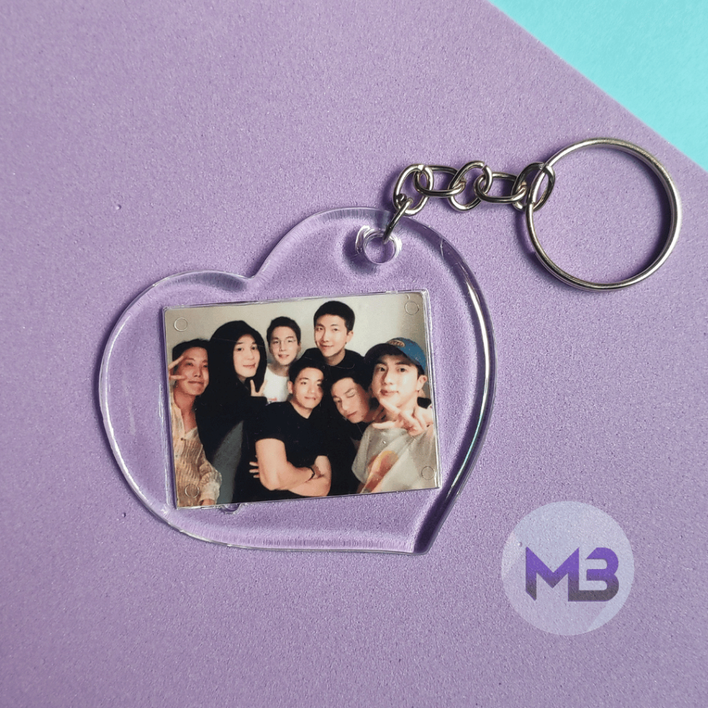 Chaveiro de Coração - BTS - Solos e Grupo | Shopee Brasil