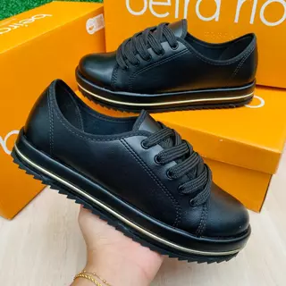 Tênis Sapato Feminino Confortável  Beira Rio Tratorado Plataforma Brilho em Oferta na Shopee
