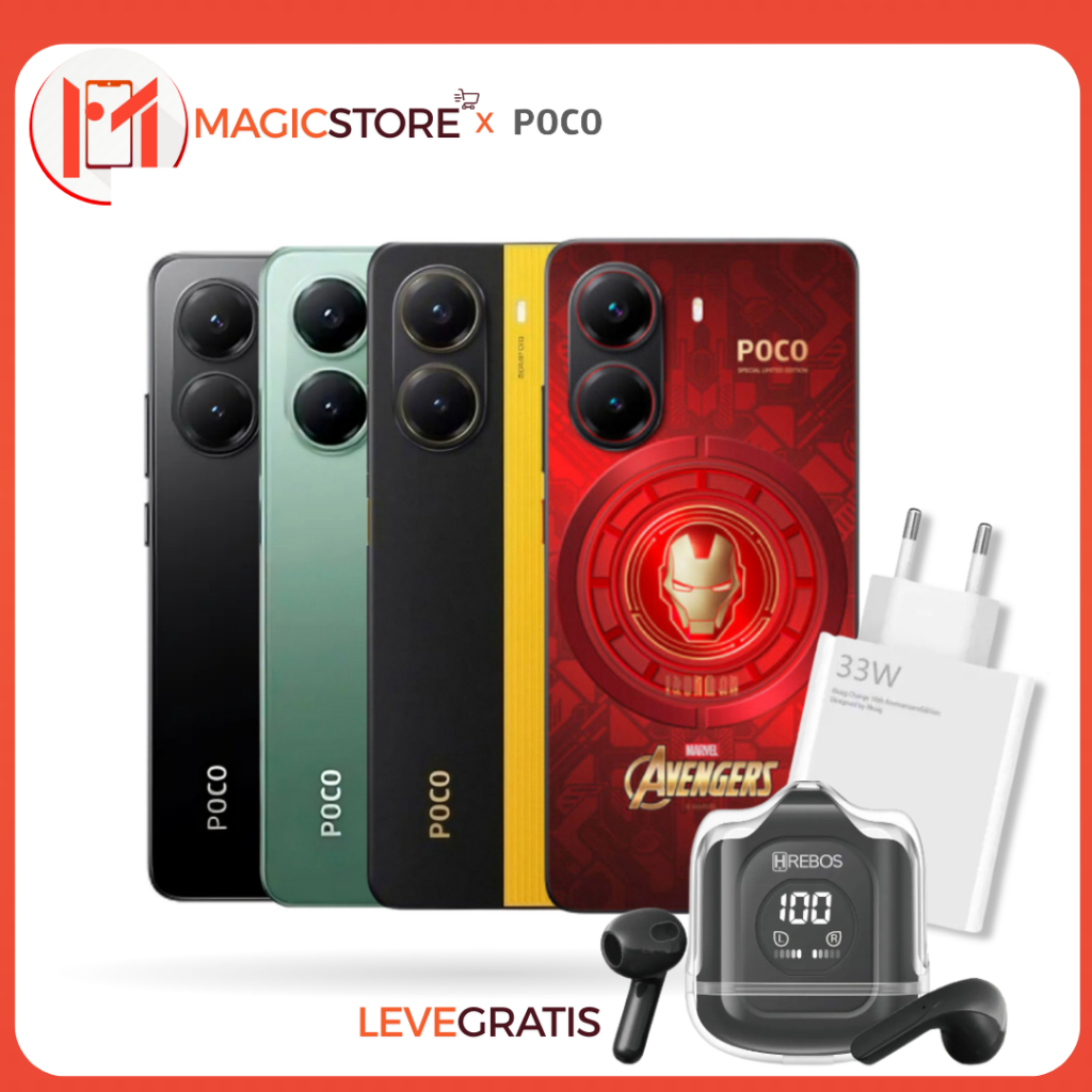 Xiaomi Poco X7 PRO 5G 256GB+12GB RAM, Processador Dimensity 8400