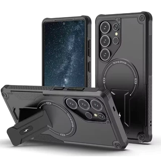 Capa para Samsung Galaxy s25/s25 plus/s25 ultra anti impacto com suporte e magsafe