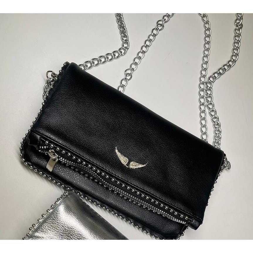 Zadig&Voltaire bolsa transversal Rock salgueiro prego mensageiro